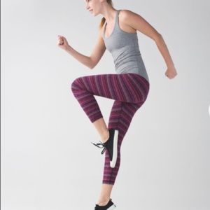 Lululemon Wunder Under Cyber Stripe Pant